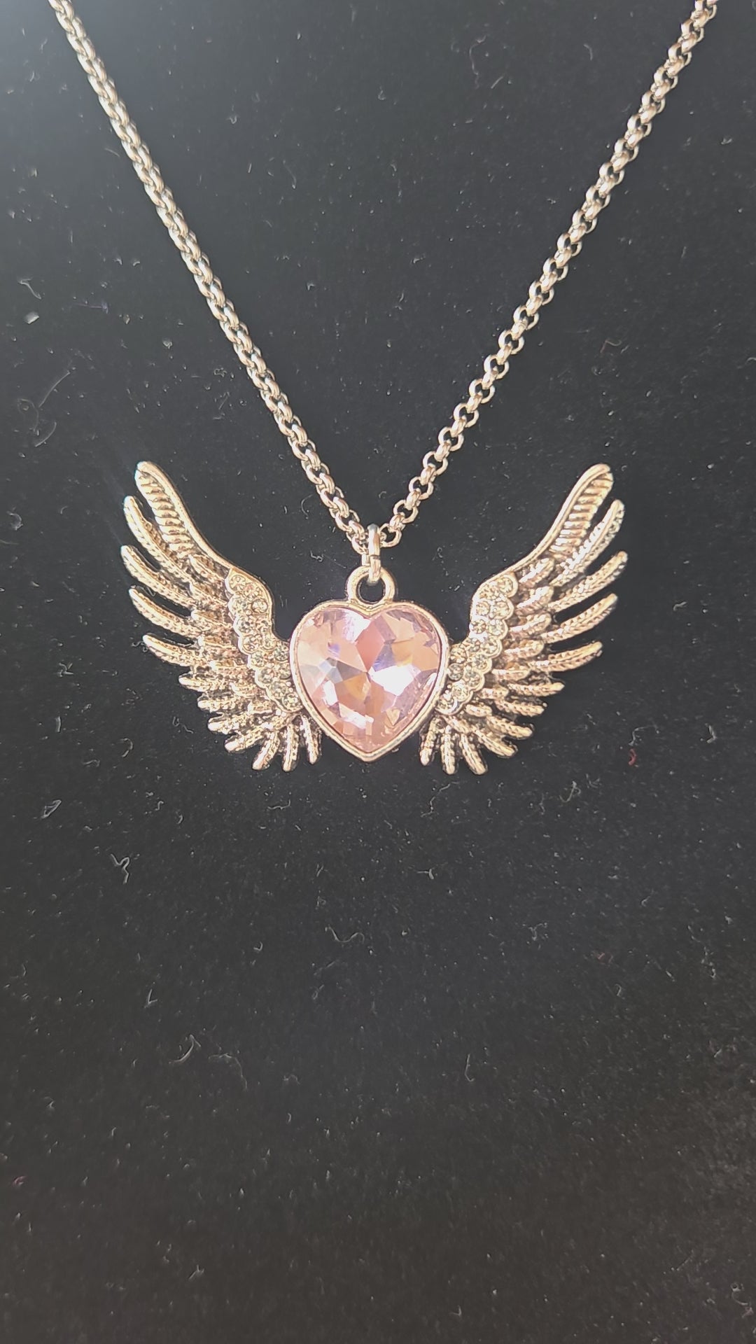 Necklace Winged Heart