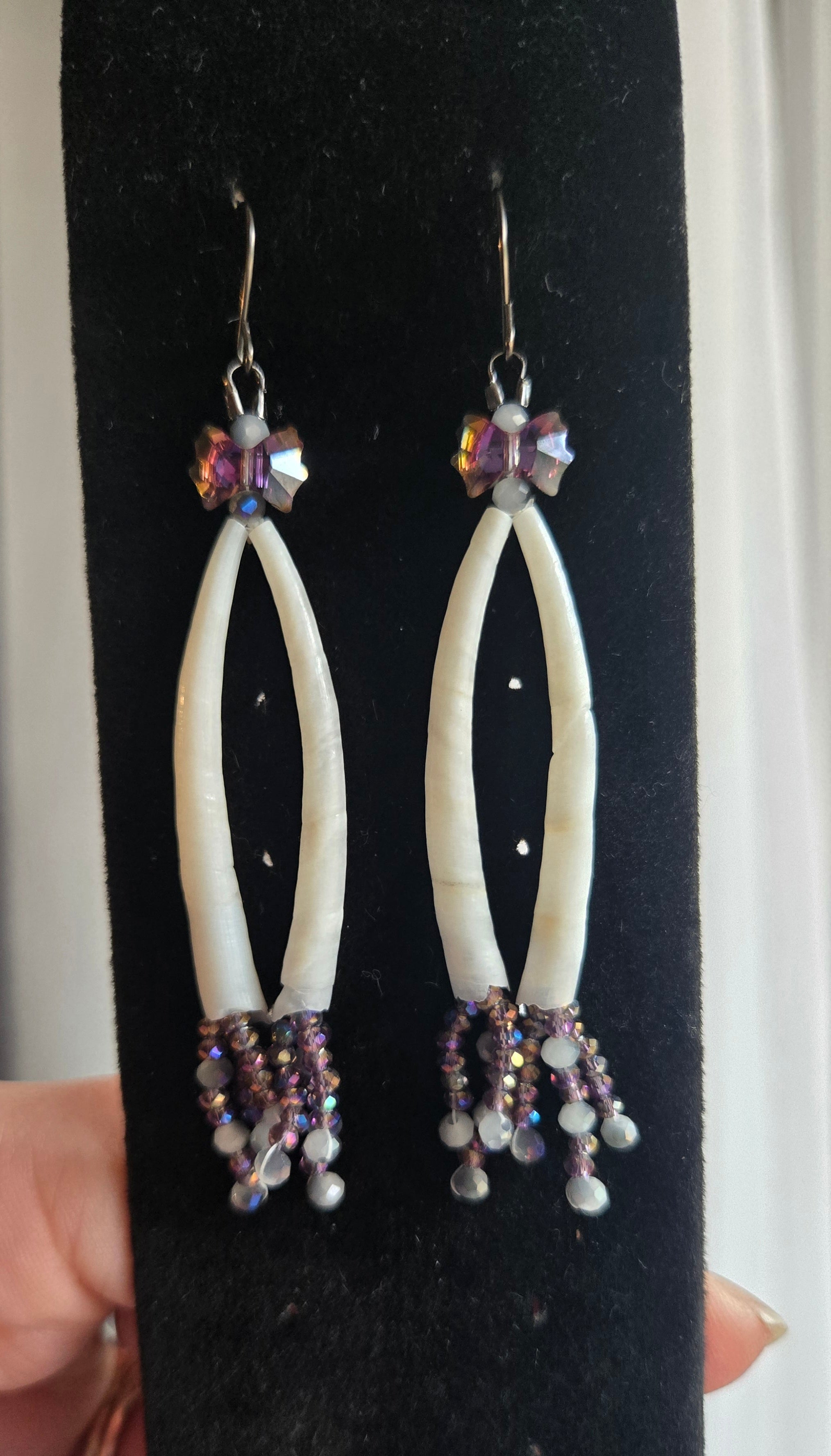Dentalium Bow-Dangles