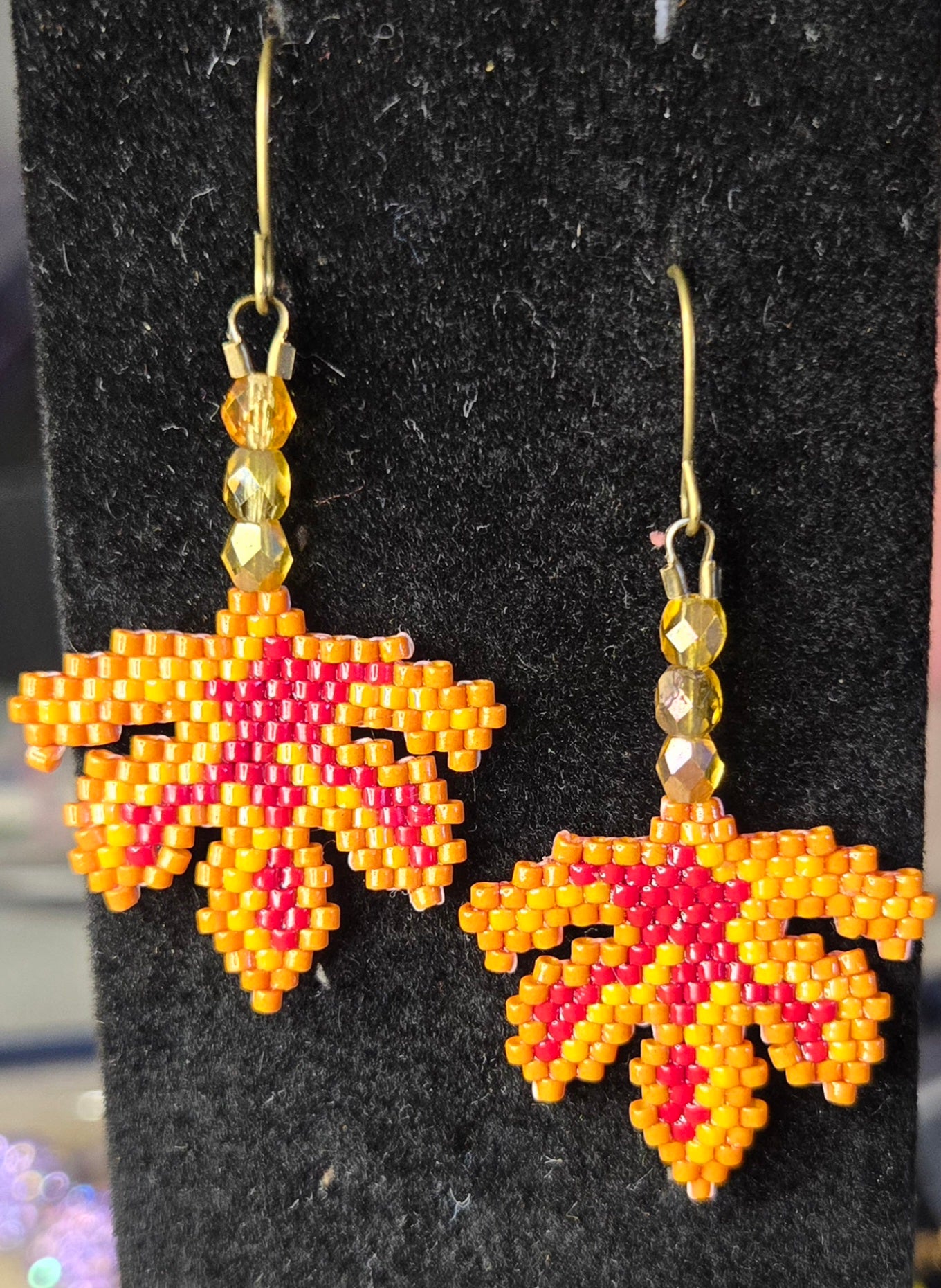 Fall Beaded Leaves 🍂 🍁