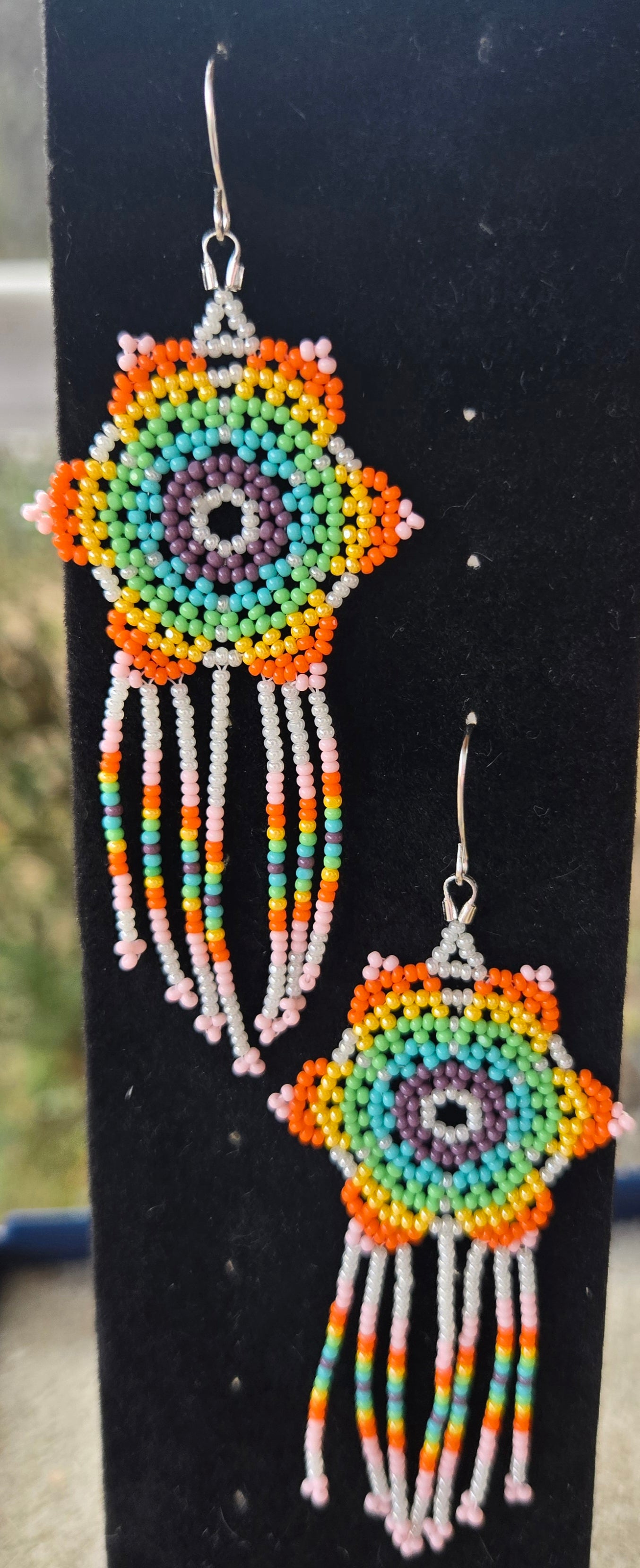 Beaded Flowers Rainbow Lite